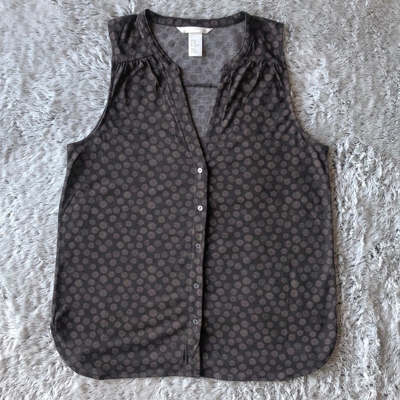 H&M Sleeveless Button-front Top - Picture 1 of 2